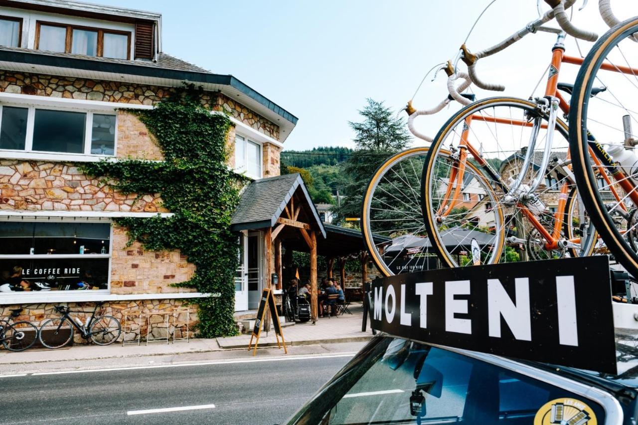 Le Coffee Ride Cycling Cafe Hotel Stavelot Exterior photo